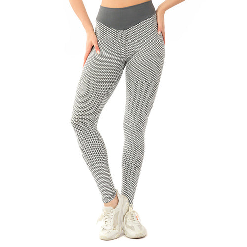 Honey Peach Hip Seamless Yoga Pants Tight Fitness Sports Pants Middle