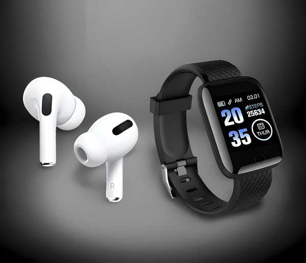Wireless Earbuds & Smartwatch Set