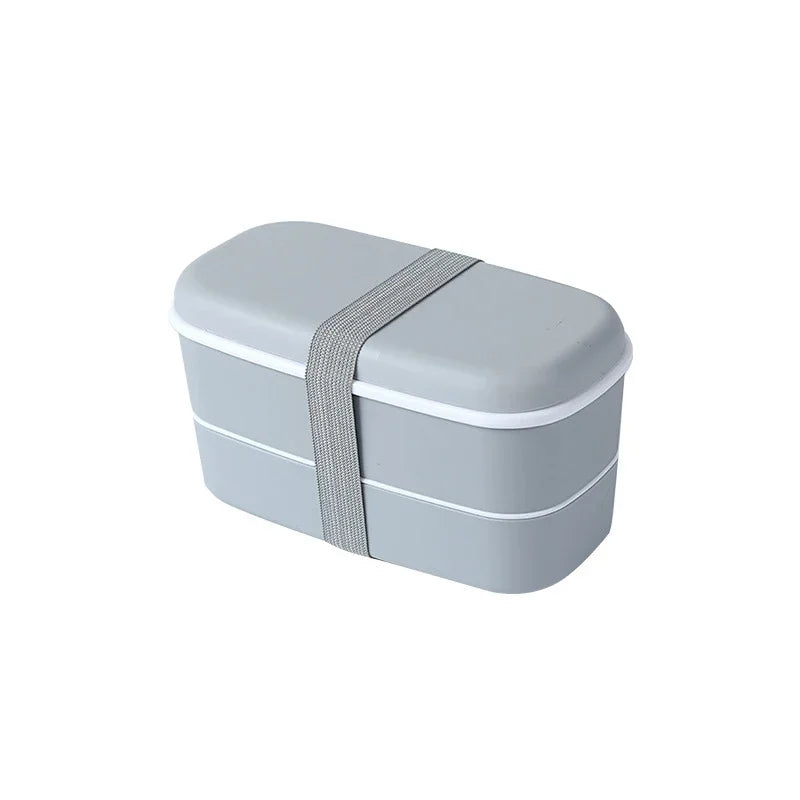 New Portable Leak-Proof Food Double-Layer Bento Box Lunch Box Lunch Box for Kids Food Container Food Storage Snack
