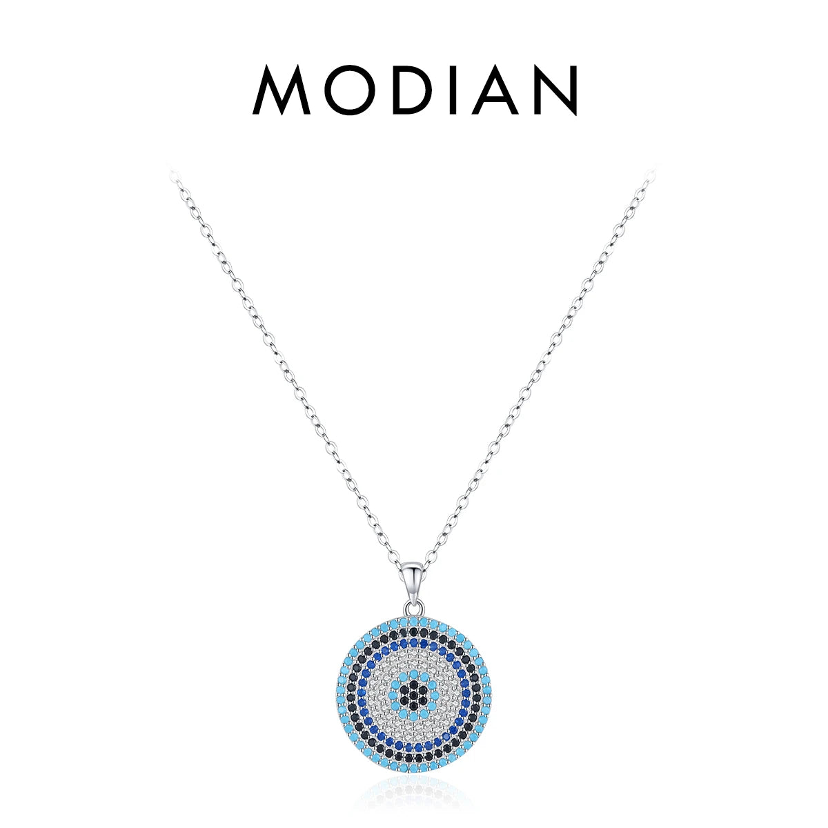 925 Sterling Silver Sexy Eyelash the Hand of Fatima Turquoise Pendant Lucky Blue Eye Necklace for Women Fine Jewelry Gift