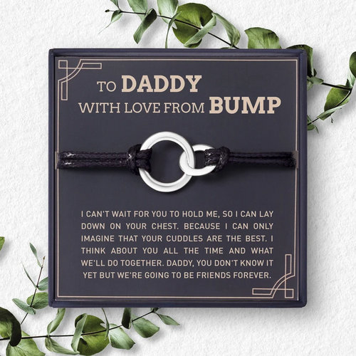 Personalized Daddy-to-Be Bracelet