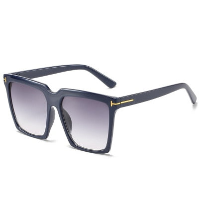 Oversize Square Sunglasses Women Vintage