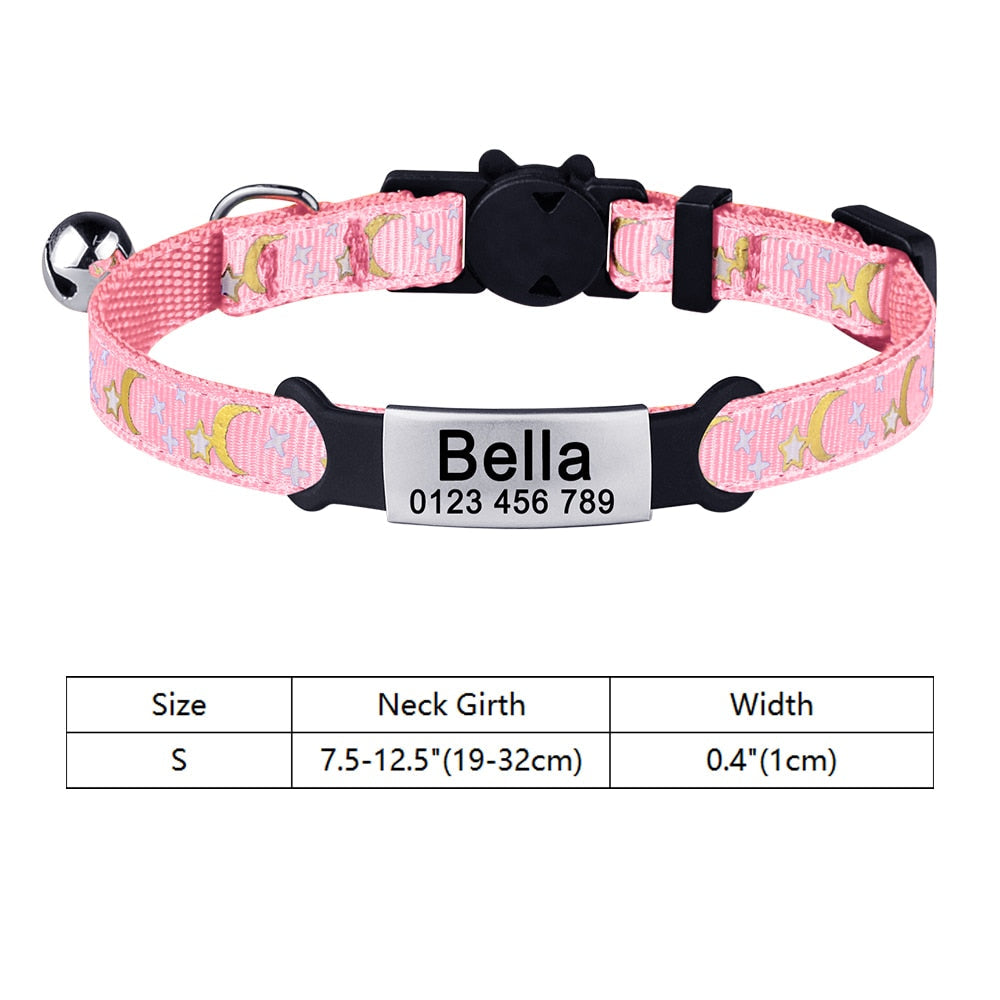 Moon Dust - Personalised Cat Collar