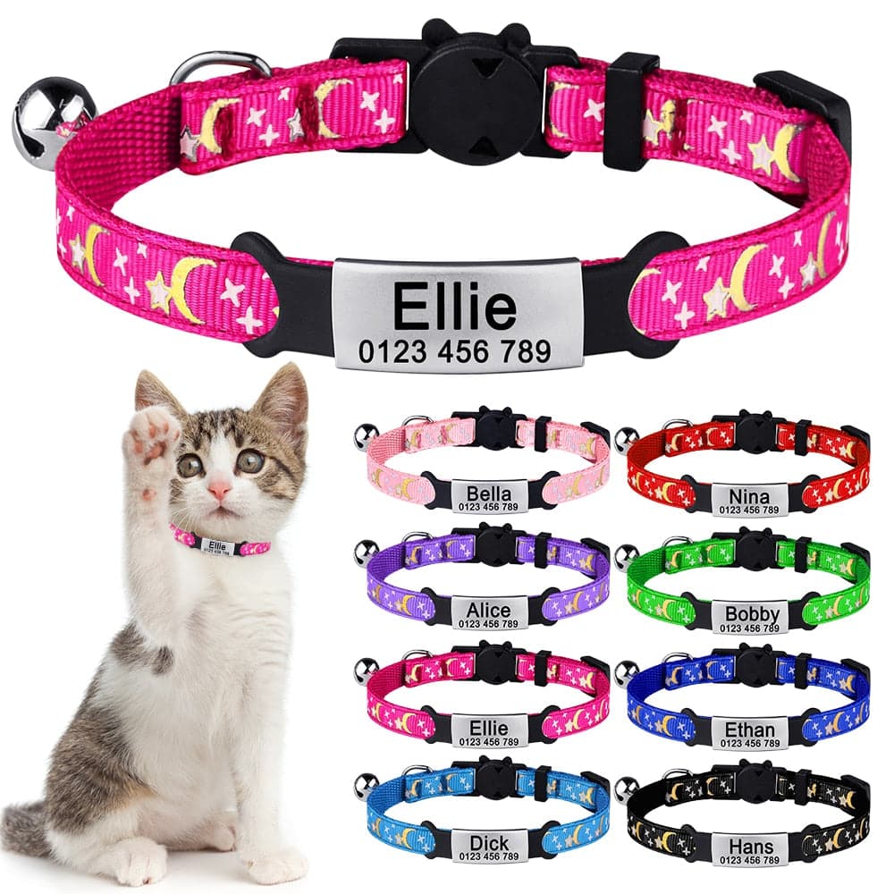 Moon Dust - Personalised Cat Collar