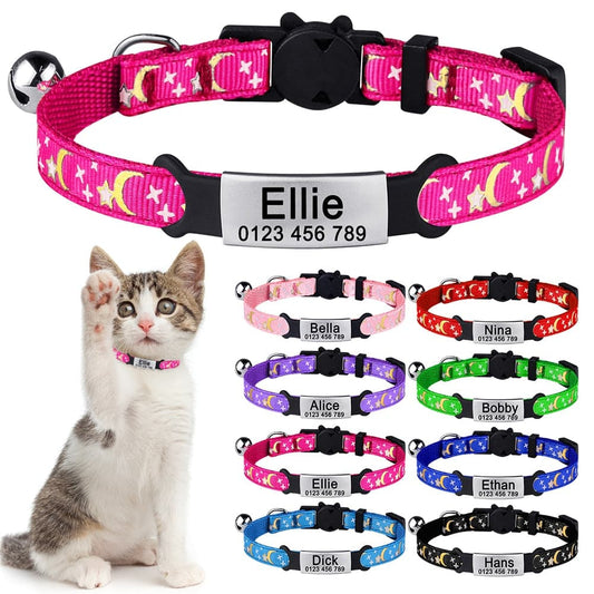 Moon Dust - Personalised Cat Collar