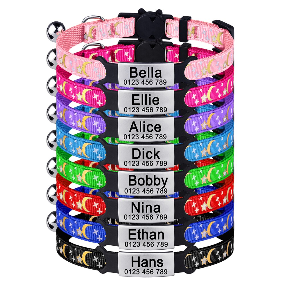 Moon Dust - Personalised Cat Collar