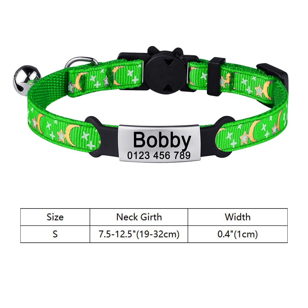 Moon Dust - Personalised Cat Collar