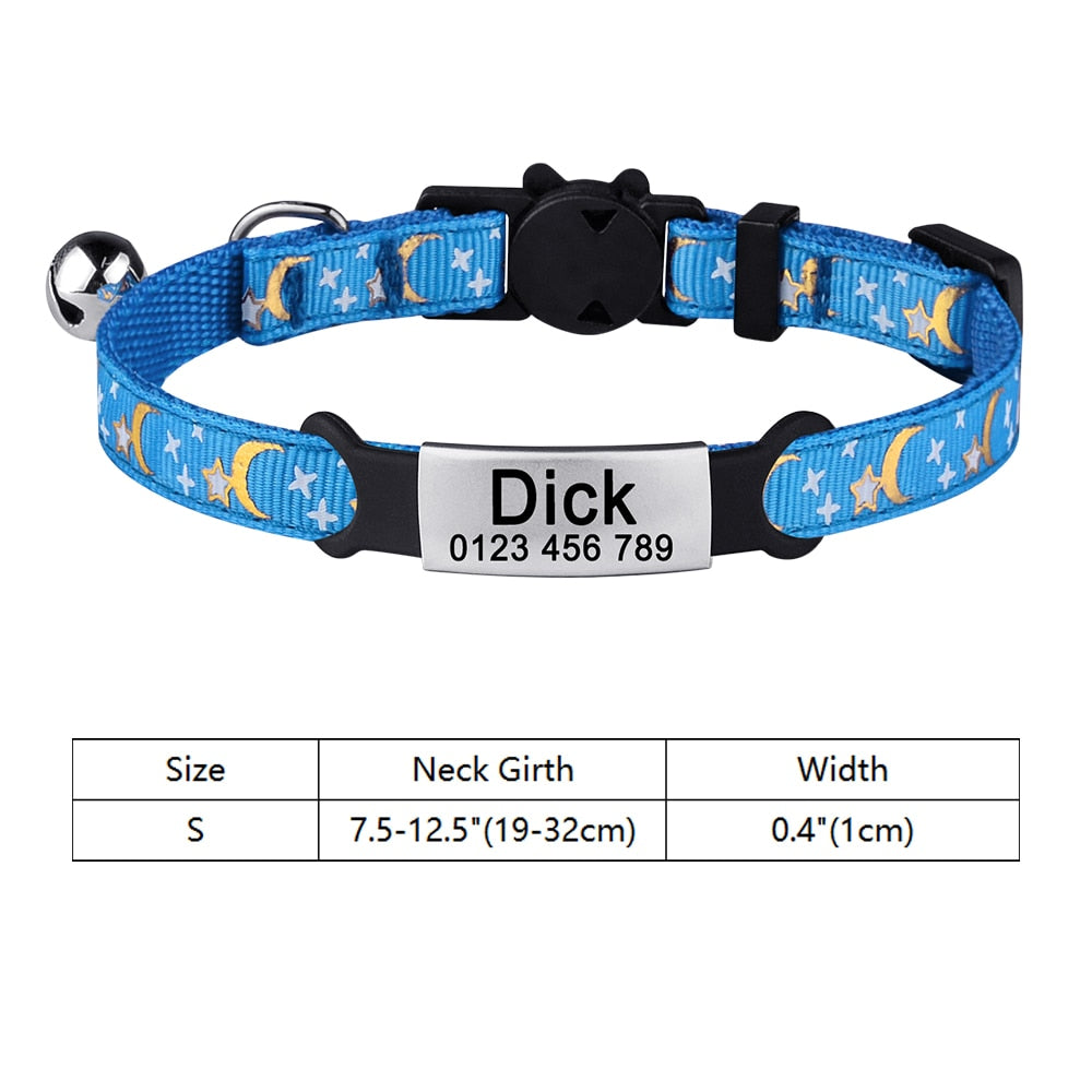 Moon Dust - Personalised Cat Collar