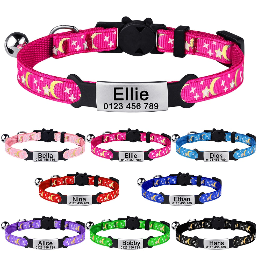 Moon Dust - Personalised Cat Collar