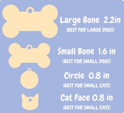 Winter/ Christmas/ Holiday Custom Dog Tags