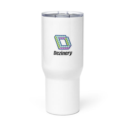 Travel mug with a handle